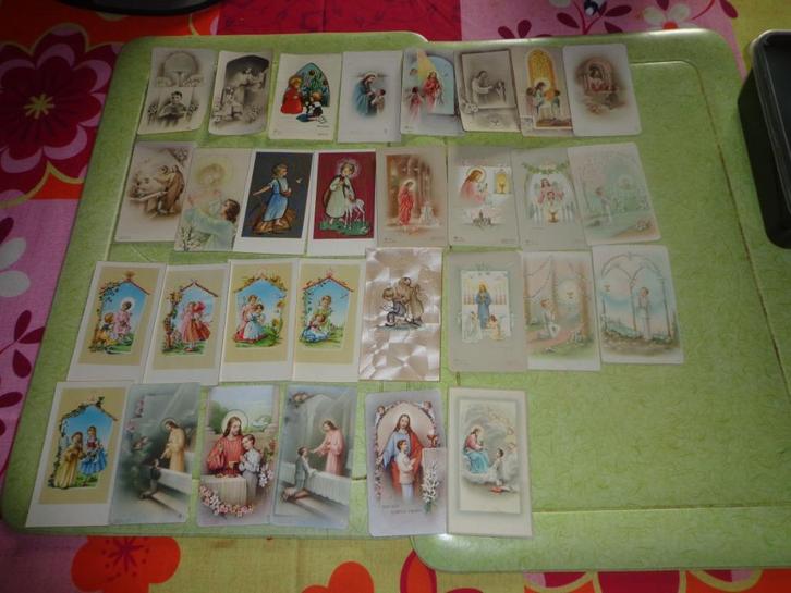 Ongeveer 300 communieprentjes, Verzamelen, Religie, Christendom | Katholiek, Kaart of Prent, Ophalen