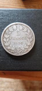 5 FRANCS 1833 (A), Enlèvement ou Envoi