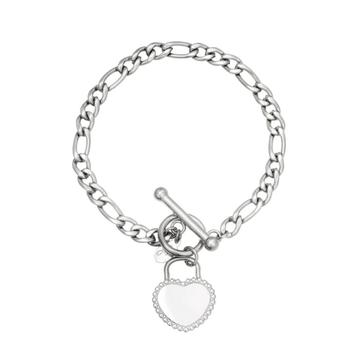 Love Lock stalen armband dames beschikbaar voor biedingen