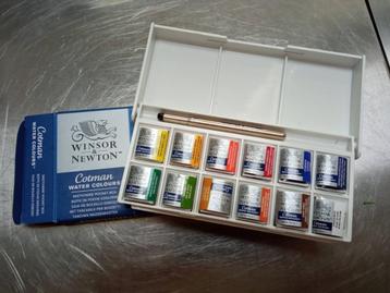 12 aquarelles neuves Windsor et Newton