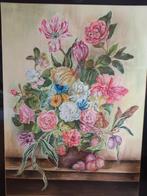 schilderij met bloemen, Ophalen