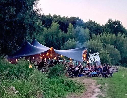 Stretchtent te huur, Hobby en Vrije tijd, Feestartikelen | Verhuur, Zo goed als nieuw, Ophalen