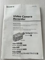 Camera Sony Handycam Vision CCD Trv87e XR Hi8, Audio, Tv en Foto, Sony