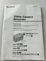 Camera Sony Handycam Vision CCD Trv87e XR Hi8, TV, Hi-fi & Vidéo, Decks cassettes, Sony