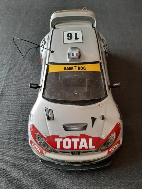 Peugeot 206 WRC RC radiografisch,schaal 1:14, Verzamelen, Automerken, Motoren en Formule 1, Gebruikt, Ophalen of Verzenden