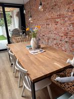 Mooie houten eettafel, Huis en Inrichting, Tafels | Eettafels, Ophalen, Zo goed als nieuw