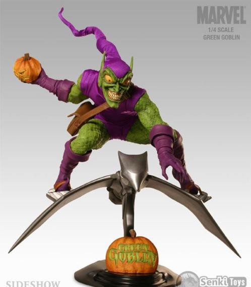 Figurine Hot Deal Sideshow Green Goblin au format premium, Collections, Cinéma & Télévision, Utilisé, Film, Enlèvement