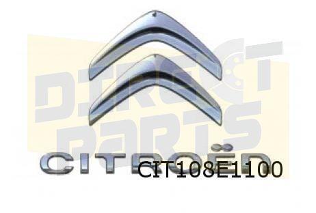 Citroën C1 embleem tekst + logo ''Citroën'' achterruit Origi, Auto-onderdelen, Carrosserie, Citroën, Nieuw, Ophalen of Verzenden