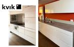 Kvik tweedelig duurzame keuken, hoogglans wit 220 + 242 cm, Huis en Inrichting, Ophalen, Wit, Hout