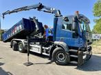 Iveco STRALIS 420 6x2 + CRANE HMF 1720 K3 + ROTATOR - LIFT +, Auto's, Automaat, Euro 5, Elektrische buitenspiegels, Iveco