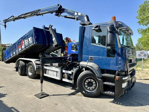 Iveco STRALIS 420 6x2 + CRANE HMF 1720 K3 + ROTATOR - LIFT +, Auto's, Vrachtwagens, Bedrijf, Te koop, ABS, Elektrische buitenspiegels