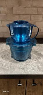 Tupperware set microcook, Huis en Inrichting, Ophalen of Verzenden, Gebruikt, Blauw, Bak of Kom