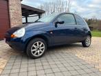 Ford Ka - 115.600km - 1.3i, Auto's, Voorwielaandrijving, Stof, Ka, Blauw