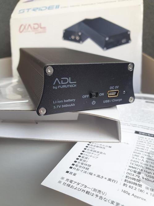 FURUTECH ADL Stride II 24 bits Excellent DAC portable, Audio, Tv en Foto, Converters, Verzenden