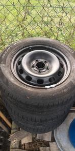 Winterbanden op velgen 4stuks, Auto-onderdelen, Banden en Velgen, Ophalen, Gebruikt, 15 inch, Winterbanden