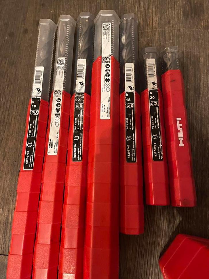 Forets Hilti SDS Plus neufs, Bricolage & Construction, Outillage | Foreuses, Neuf, Enlèvement ou Envoi
