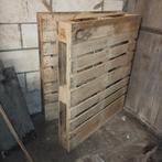 Een 50 tal palletten. 1m x 1,2m, Doe-het-zelf en Bouw, Veiligheidshelmen, Ophalen, Gebruikt
