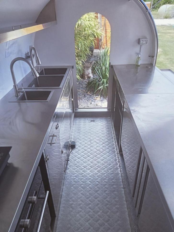 Foodtruck-aanhangwagen, Diversen, Overige Diversen, Zo goed als nieuw, Ophalen of Verzenden