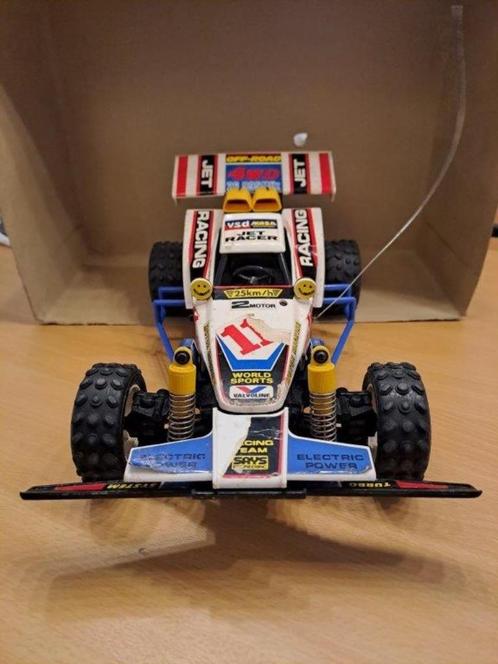 Buggy Taiyo Jet Racer 4wd vintage RC, Hobby en Vrije tijd, Modelbouw | Radiografisch | Auto's, Gebruikt, Schaal 1:24, Ophalen of Verzenden