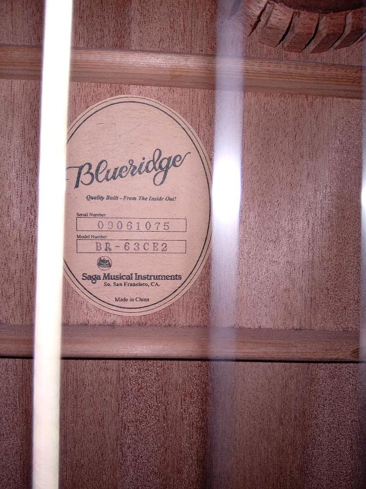 blueridge gitaar, Musique & Instruments, Instruments à corde | Guitares | Acoustiques, Utilisé, Guitare Western ou Guitare Folk