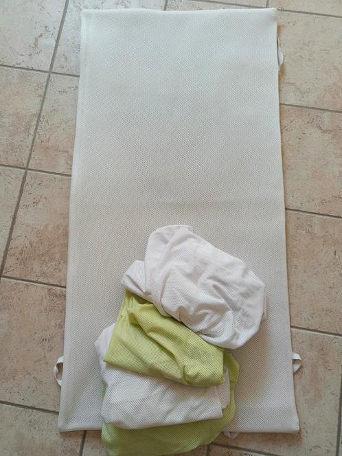 Aerosleep topper ledikant met 4 aerosleephoeslakens, Kinderen en Baby's, Kinderkamer | Beddengoed, Zo goed als nieuw, Ophalen