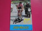 wielerkaart 1972 team molteni giro eddy merckx signe, Comme neuf, Envoi