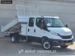 Iveco Daily 35C16 3.0L Kipper met Kist Dubbel Cabine Dubbell, Auto's, Bestelwagens en Lichte vracht, Gebruikt, Euro 6, 4 cilinders