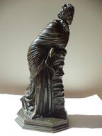 Edouard Delesalle XIXe bronzen muze Polyhymnia antieke brons, Antiek en Kunst, Kunst | Beelden en Houtsnijwerken, Ophalen of Verzenden