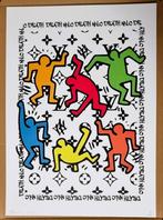 Death NYC Pop Art - Keith Haring - Print Ltd Ed 45x32cm Sig, Antiek en Kunst, Ophalen of Verzenden