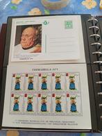 Postfris Belgisch velletje en briefkaart themabelga 1975, Postzegels en Munten, Postzegels | Volle albums en Verzamelingen, Ophalen of Verzenden