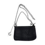 Als nieuw Mia Tomazzi 100%leder handtas met schouderriem, Ophalen of Verzenden, Zo goed als nieuw, Zwart, Handtas