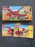 31032 LEGO Creator 3 in 1 Red Creatures, Ophalen, Zo goed als nieuw, Complete set, Lego