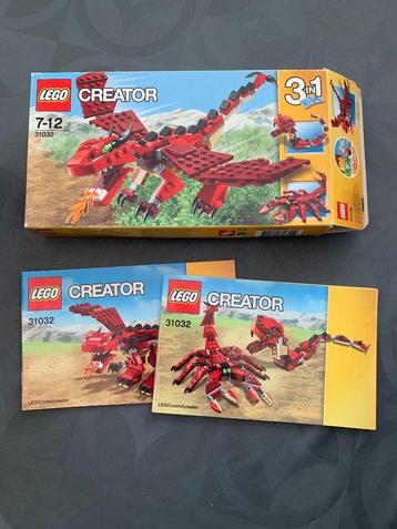 31032 LEGO Creator 3 in 1 Red Creatures beschikbaar voor biedingen