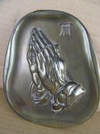 Antieke plaquette reliëf Albrecht Dürer Biddende handen 1900, Ophalen of Verzenden
