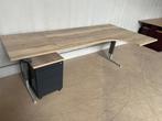 elektrisch Wing Bureau Halifax blad 240x120/80cm x 62-82 cm, Ophalen, Elektrisch, Zo goed als nieuw, Bureau