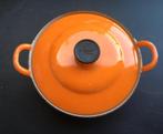 Le Creuset : kookpot in gietijzer met deksel in metaal - fai, Huis en Inrichting, Kookpan of Snelkookpan, Gebruikt, Gietijzer
