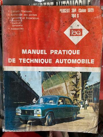 Manuel technique peugeot 304 beschikbaar voor biedingen