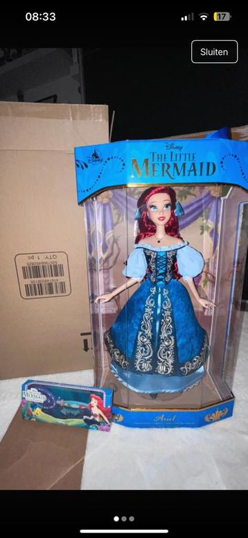 Poupée Ariel Little Mermaid en édition limitée, Enlèvement ou Envoi, Neuf