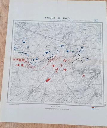 Carte Bataille Ligny 1815, Enlèvement