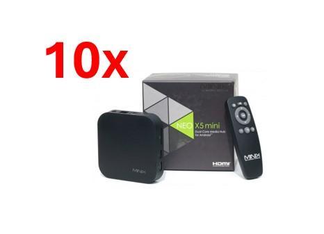 Partij 10x MINIX NEO X5mini - Mediaplayer Android, TV, Hi-fi & Vidéo, Lecteurs multimédias