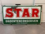 Star groentenconserven Kortemark emaille bord, Enlèvement ou Envoi