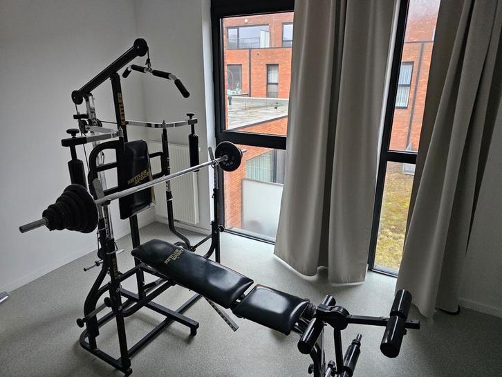 Kettler Sport Multigym + Bank + Dumbbells + Gewichte, Sport en Fitness, Fitnessapparatuur, Ophalen