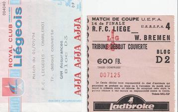 Billets Collector RFC Liège beschikbaar voor biedingen
