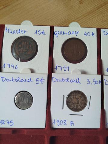 Munten beschikbaar voor biedingen