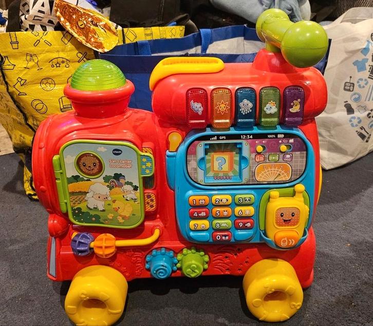 Vtech loop en speeltrein, perfecte staat!, Enfants & Bébés, Jouets | Vtech, Comme neuf, 6 mois à 2 ans, Enlèvement