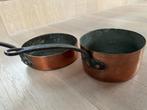 Grote antieke gehamerde en geklonken koperen kachels (2)., Ophalen, Koper