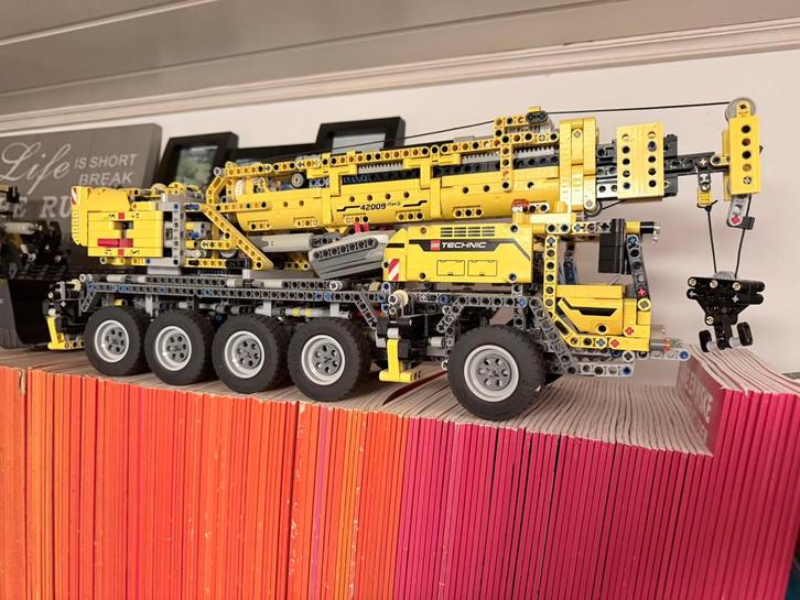 LEGO 42009 - Technic mobiele zware kraan, Kinderen en Baby's, Speelgoed | Duplo en Lego, Zo goed als nieuw, Lego, Complete set