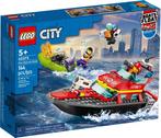 Lego 60373 Fire Rescue Boat nieuw sealed brandweer boot, Ensemble complet, Lego, Enlèvement ou Envoi, Neuf