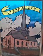 Loden glasraam Kerk Vlezenbeek, Antiek en Kunst, Antiek | Glaswerk en Kristal, Ophalen