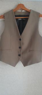 Gilet grijsgroen Zara, Kleding | Dames, Ophalen, Maat 34 (XS) of kleiner